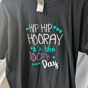 100th Day adult tee